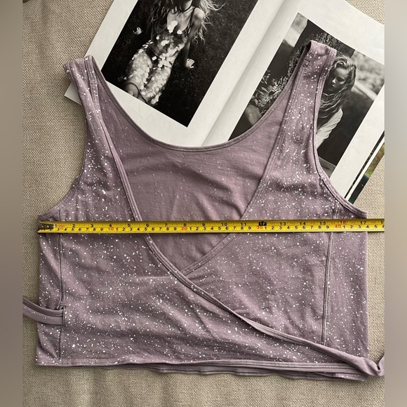 Lululemon Its A Tie Tank In Splatter Dye Dusty Dawn Size 6 - Picture 10 of 11